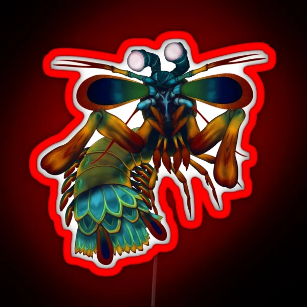 Mantis Shrimp RGB Neon Sign