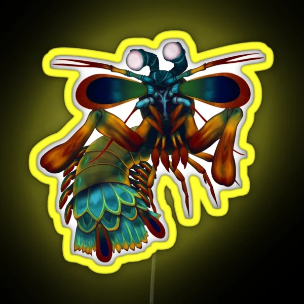 Mantis Shrimp RGB Neon Sign