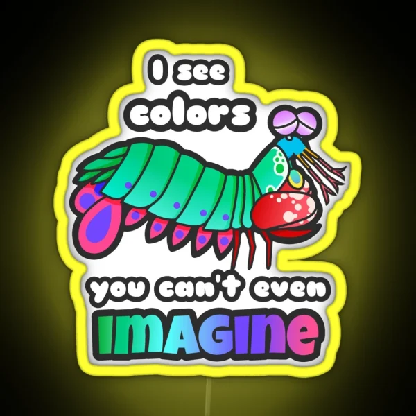 Mantis Shrimp RGB Neon Sign