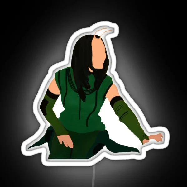 Mantis Textless RGB Neon Sign