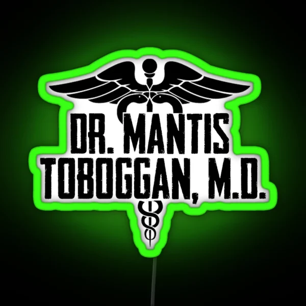 Mantis Toboggan MD RGB Neon Sign