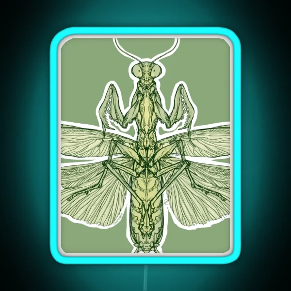 Mantis Wings RGB Neon Sign