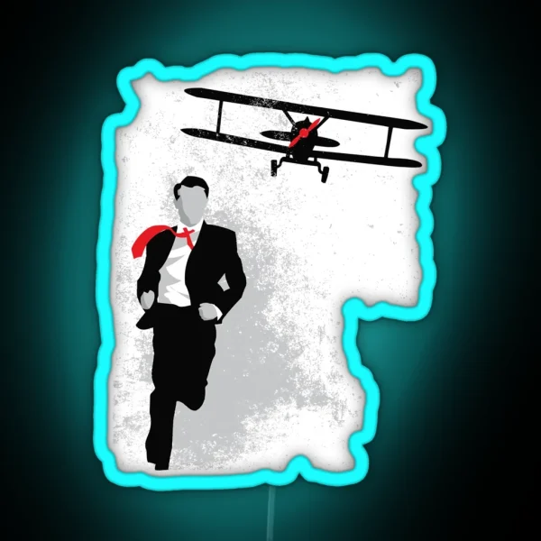 Map And Compass Cary Grant RGB Neon Sign