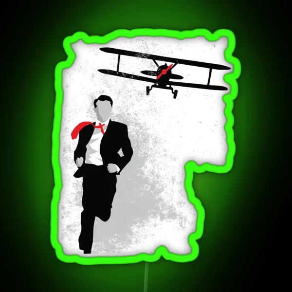 Map And Compass Cary Grant RGB Neon Sign