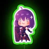 maple-kaede-honjou-neon-sign-with-rgb-green-lighting