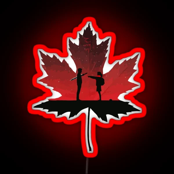 Maple Leaf Goblin K Drama RGB Neon Sign