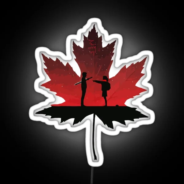 Maple Leaf Goblin K Drama RGB Neon Sign