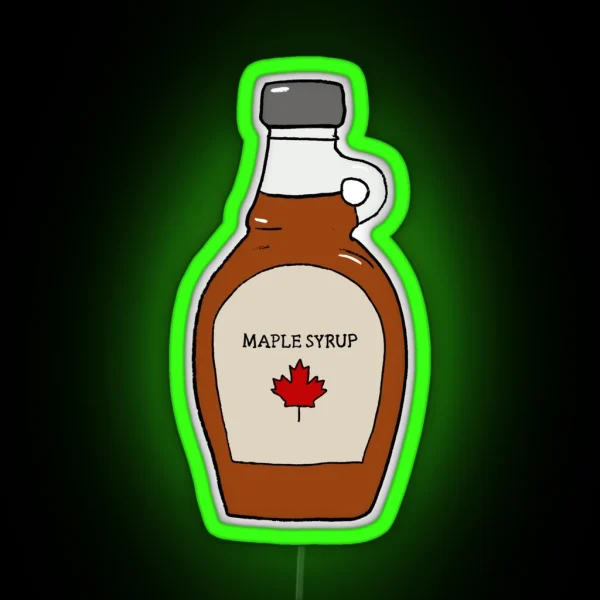 Maple Syrup RGB Neon Sign
