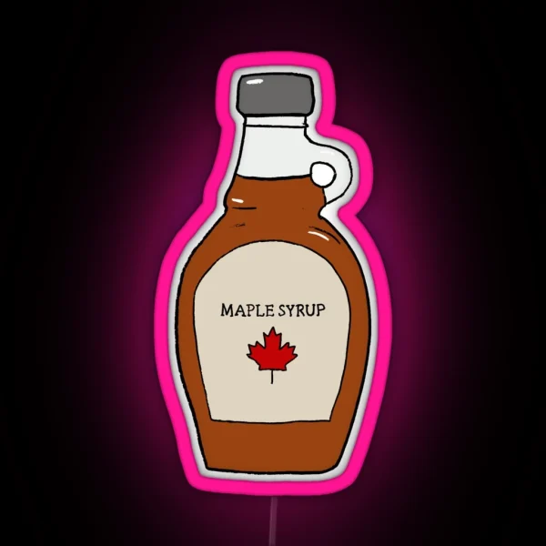 Maple Syrup RGB Neon Sign
