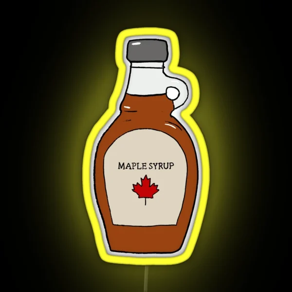 Maple Syrup RGB Neon Sign