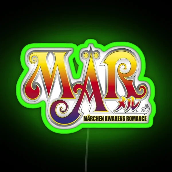 MAR Anime RGB Neon Sign