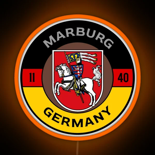 Marburg Marburg Germany German Locations RGB Neon Sign
