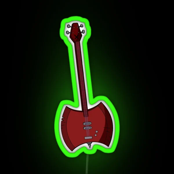 Marceline S Ax Bass RGB Neon Sign
