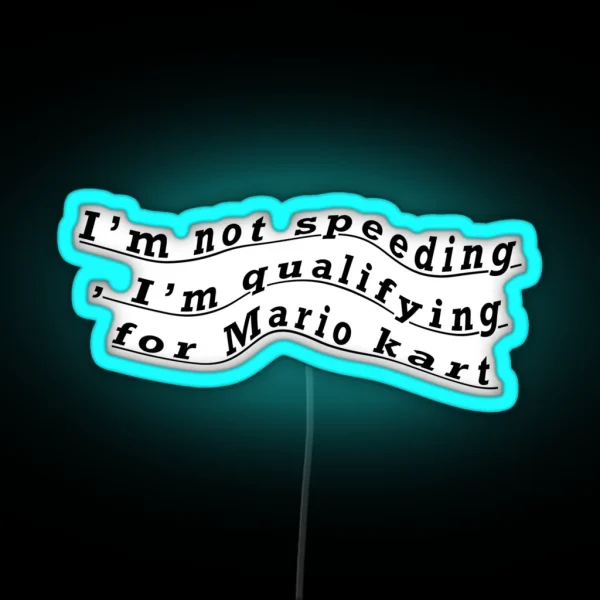 Mari Kart RGB Neon Sign