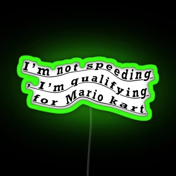 Mari Kart RGB Neon Sign