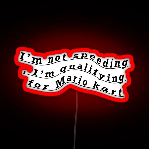 Mari Kart RGB Neon Sign