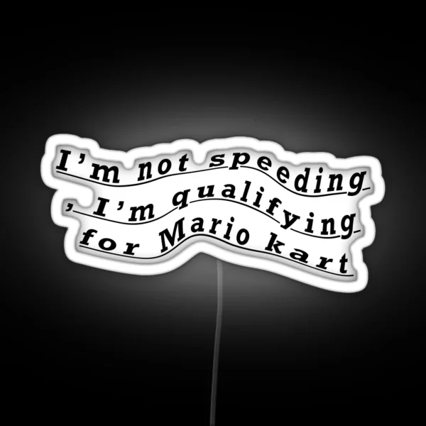 Mari Kart RGB Neon Sign