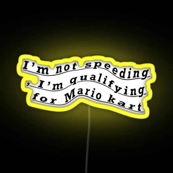 Mari Kart RGB Neon Sign