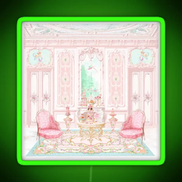 Marie Antoinette Afternoon Tea In Paris RGB Neon Sign
