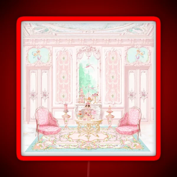 Marie Antoinette Afternoon Tea In Paris RGB Neon Sign