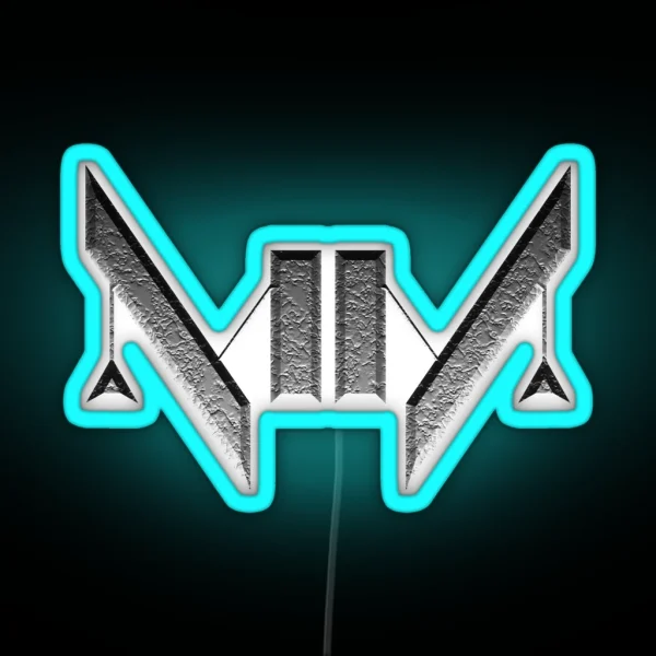 Marilyn Manson Art Deco Logo RGB Neon Sign