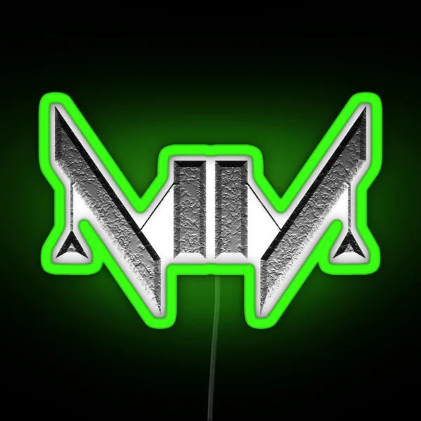 Marilyn Manson Art Deco Logo RGB Neon Sign