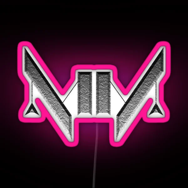 Marilyn Manson Art Deco Logo RGB Neon Sign