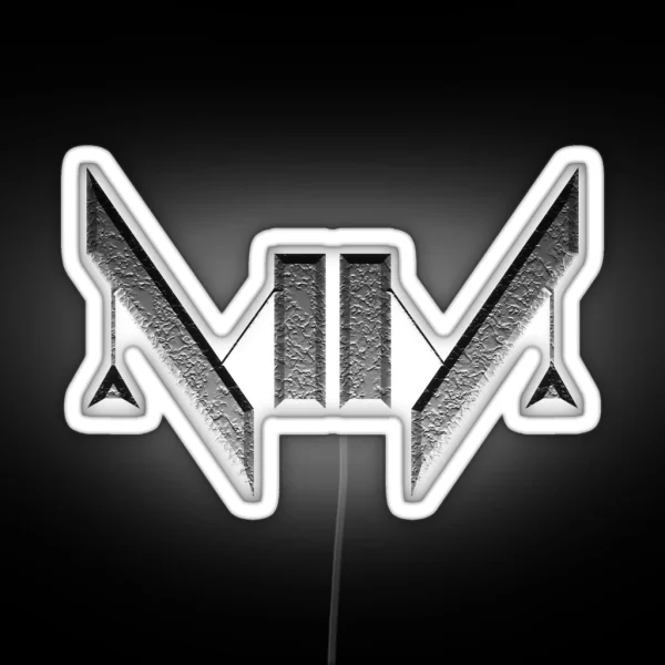 Marilyn Manson Art Deco Logo RGB Neon Sign