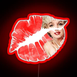 Marilyn Monroe Lips Led RGB Neon Sign