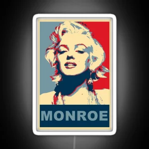 Marilyn Monroe Pop Art Campaign RGB Neon Sign