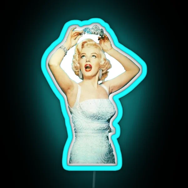 Marilyn Monroe RGB Neon Sign