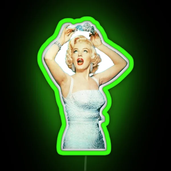 Marilyn Monroe RGB Neon Sign