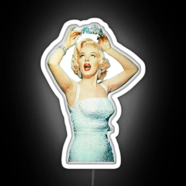 Marilyn Monroe RGB Neon Sign