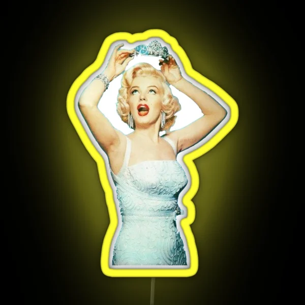Marilyn Monroe RGB Neon Sign