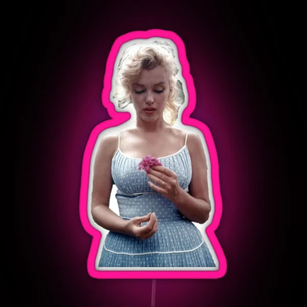 Marilyn Monroe RGB Neon Sign