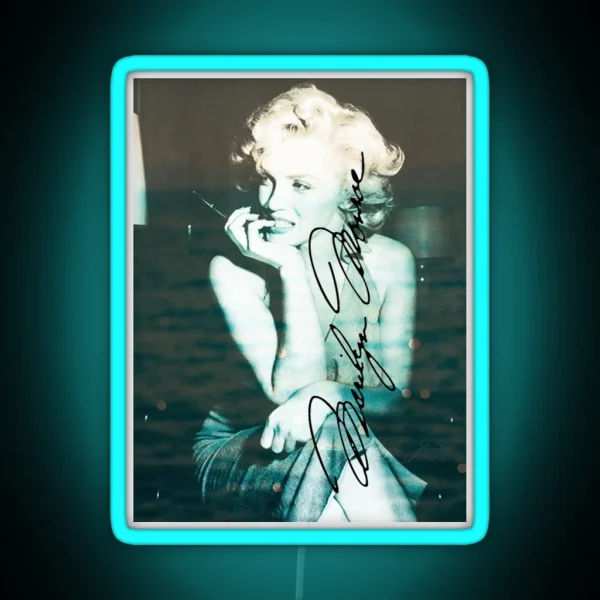Marilyn Monroe RGB Neon Sign