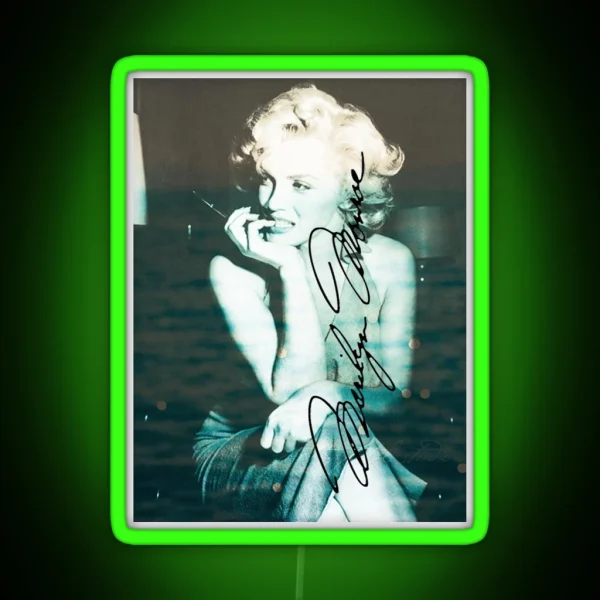 Marilyn Monroe RGB Neon Sign