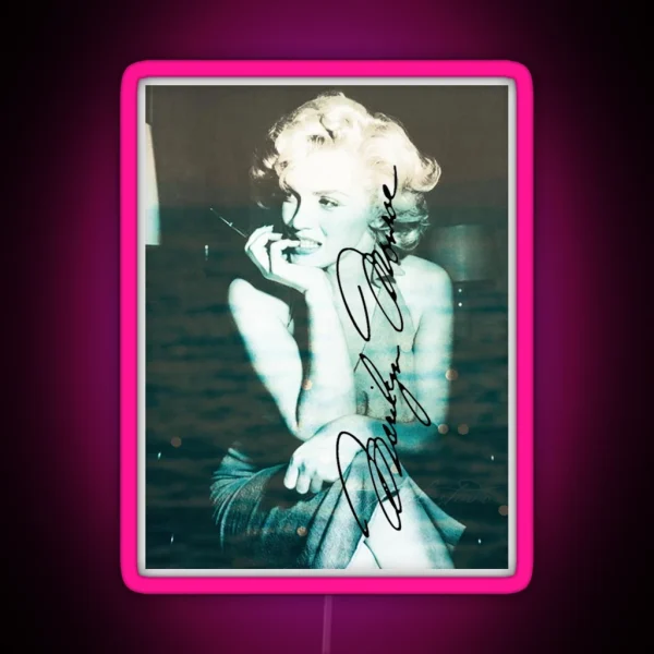 Marilyn Monroe RGB Neon Sign