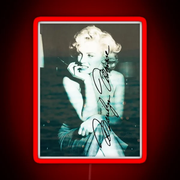 Marilyn Monroe RGB Neon Sign