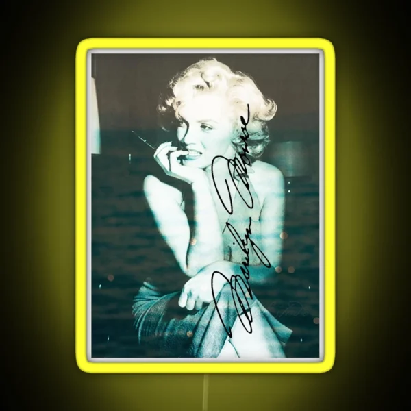Marilyn Monroe RGB Neon Sign
