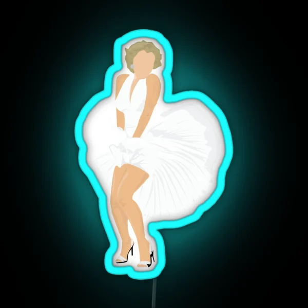 Marilyn Monroe RGB Neon Sign