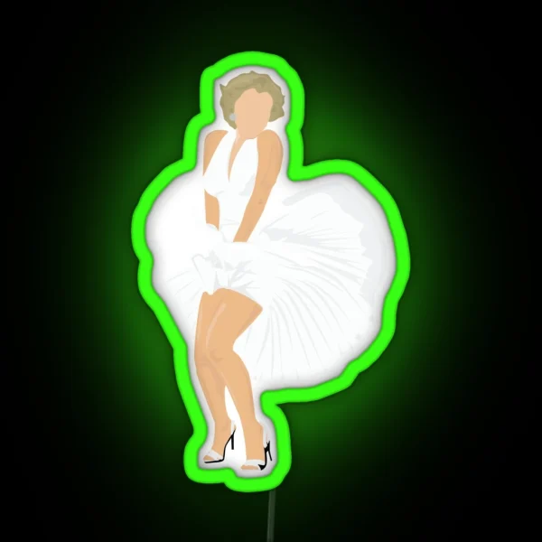 Marilyn Monroe RGB Neon Sign