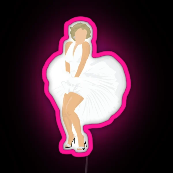 Marilyn Monroe RGB Neon Sign