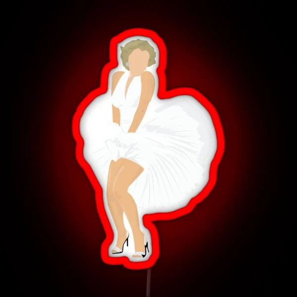 Marilyn Monroe RGB Neon Sign