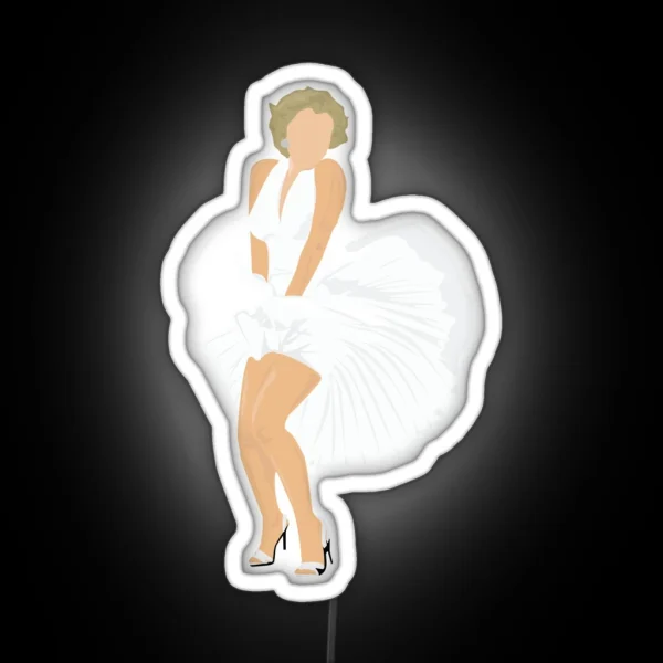 Marilyn Monroe RGB Neon Sign