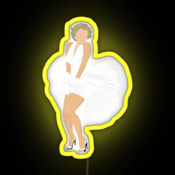 Marilyn Monroe RGB Neon Sign