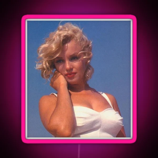 Marilyn Monroe RGB Neon Sign