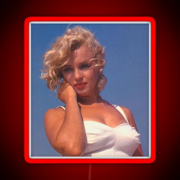 Marilyn Monroe RGB Neon Sign