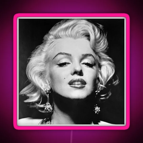 Marilyn Monroe RGB Neon Sign