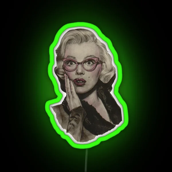 Marilyn Monroe RGB Neon Sign